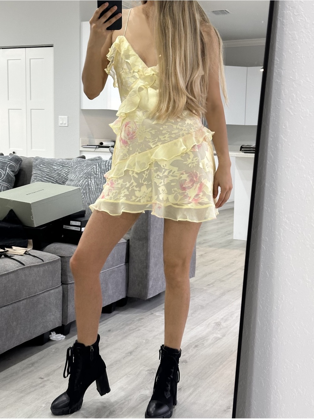 LoveShackFancy Lomina Rialto Mini Dress